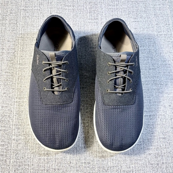 OluKai Nohea Moku Men’s Blue/Charcoal Lightweight Mesh No Tie Sz 10.5 🧡 - Picture 2 of 11